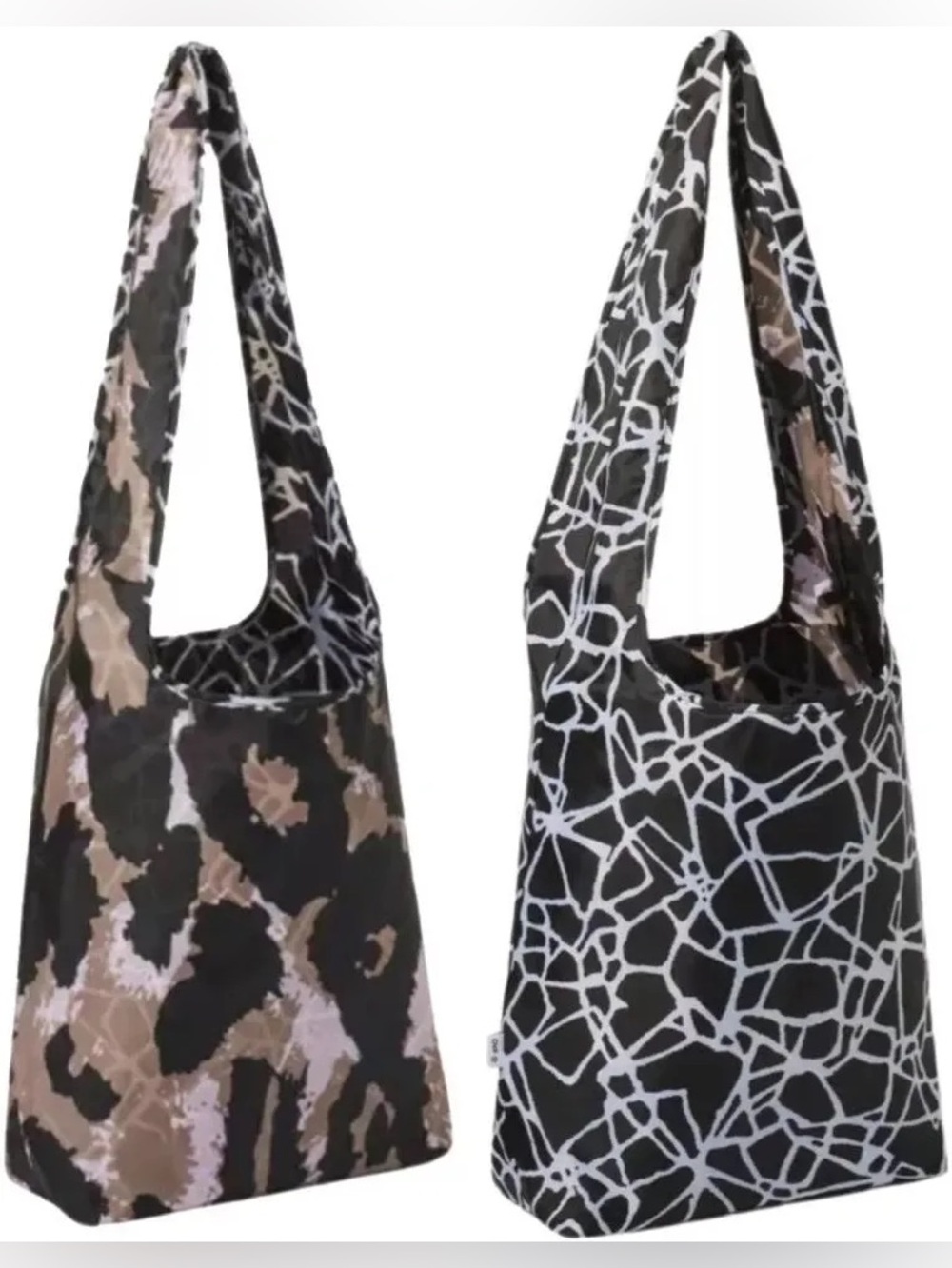 NEW Diane Von Furstenberg Target Collab Black/White Abstract Reusable Market Bag